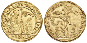 VENEZIA Alvise II Mocenigo (1700-1709) Osella da 4 zecchini an. I (1700) - Paolucci 351 AU (g 13,87) RRRR
SPL-FDC