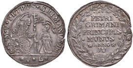 VENEZIA Pietro Grimani (1741-1752) Osella an. IV (1744) - Paolucci 227 AG (g 9,74) RR Millesimo che appare meno frequentemente. Lieve frattura del ton...