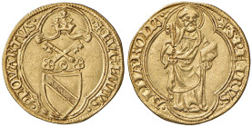 Eugenio IV (1431-1447) Ducato - Munt. 2 AU (g 3,47) R Esemplare ben centrato e di buona qualità, sicuramente superiore alla media per questa tipologia...