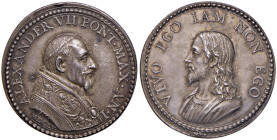 Alessandro VII (1655-1667) Medaglia an. I per il possesso del Laterano - Opus: Gaspare Morone - Miselli 525 AG (g 15,37 - Ø 31 mm) RR
qFDC