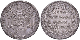 Innocenzo XI (1676-1689) Testone 1684 - Munt. 86 AG (g 9,17) R
SPL+