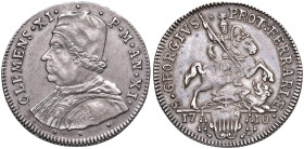 Clemente XI (1700-1721) Ferrara - Testone 1710 an. XI - Munt. 233a AG (g 9,04) RR
qSPL