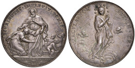 Benedetto XIV (1740-1758) Medaglia 1747 Opera Pia dei Poveri Vergognosi in Bologna - Opus: Hamerani - AG (g 26,18 - Ø 40 mm) RRR
SPL-FDC