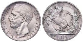 Vittorio Emanuele III (1900-1946) 10 Lire 1932 - Nomisma 1118 AG RRR Soli 50 esemplari coniati. Only 50 pieces issued.
FDC