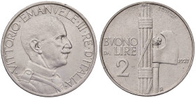Vittorio Emanuele III (1900-1946) 2 Lire 1927 - Nomisma 1171 NI RR Minimi segnetti. Minor marks.
M.di SPL
