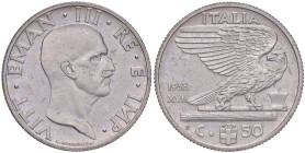 Vittorio Emanuele III (1900-1946) 50 Centesimi 1938 XVII - Nomisma 1255 NI RRRR Solo 20 esemplari coniati. Only 20 pieces issued.
FDC