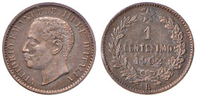 Vittorio Emanuele III (1900-1946) Centesimo 1902 - Nomisma 1391 CU RRR Periziato FDC da Angelo Bazzoni. Graded Mint State/FDC by Angelo Bazzoni.
FDC