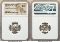 MACEDONIAN KINGDOM. Alexander III the Great (336-323 BC). AR drachm (17mm, 12h). NGC AU. Early posthumous issue of Magnesia ad Maeandrum, ca. 319-305 ...