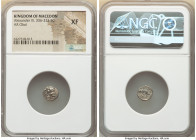 MACEDONIAN KINGDOM. Alexander III the Great (336-323 BC). AR obol (10mm, 9h). NGC XF. Late lifetime-early posthumous issue of Sidon, ca. 333-305 BC. H...