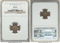 Louis XVIII 1/4 Franc 1817-A MS64 NGC, Paris mint, KM714.1 

HID09801242017

© 2022 Heritage Auctions | All Rights Reserved