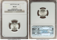 Republic 50 Centimes 1898 MS65 NGC, KM854. 

HID09801242017

© 2022 Heritage Auctions | All Rights Reserved