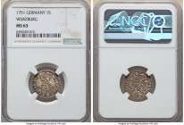 Wurzburg. Karl Philipp Schilling 1751 MS63 NGC, KM339. 

HID09801242017

© 2022 Heritage Auctions | All Rights Reserved