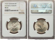Federal Republic "Nurnberg Museum" 5 Mark 1952-D MS65 NGC, Munich mint, KM113. 

HID09801242017

© 2022 Heritage Auctions | All Rights Reserved