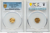Papal States. Benedict XIV gold 1/2 Scudo Romano ND (1740-1742) AU Details (Damage) PCGS, Rome mint, KM939. 

HID09801242017

© 2022 Heritage Auctions...