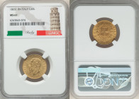 Vittorio Emanuele II gold 20 Lire 1865 T-BN MS61 NGC, Turin mint, KM10.1. AGW 0.1867 oz. 

HID09801242017

© 2022 Heritage Auctions | All Rights Reser...