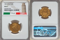 Umberto I gold 20 Lire 1881-R MS62 NGC, Rome mint, KM21. Semi-Prooflike reflective fields. 

HID09801242017

© 2022 Heritage Auctions | All Rights Res...