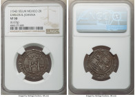 Charles & Johanna "Late Series" 2 Reales ND (1542-1555) L-M VF30 NGC, Mexico City mint, KM0012, Cal-102. 6.67gm. Well-struck and only lightly marked, ...