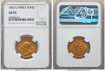 Republic gold Pond 1893 AU55 NGC, Pretoria mint, KM10.2. 

HID09801242017

© 2022 Heritage Auctions | All Rights Reserved