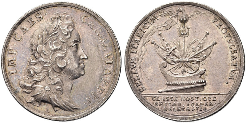 NAPOLI - AUSTRIA. Carlo III (poi VI) d’Asburgo, Re di Spagna e di Napoli 1707-17...