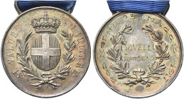 ROMA. Vittorio Emanuele III, 1900-1943 
Medaglia 1917 al valore militare campagna Pod Koriti. Ag gr. 22,27 mm 33,3 Dr. AL VALORE - MILITARE. Stemma S...