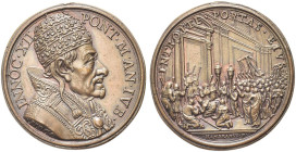 ROMA. Innocenzo XII (Antonio Pignatelli), 1691-1700 
Medaglia 1700 a. IX opus G. Hamerani. Æ gr. 21,56 mm 37 Dr. INNOC XII - PONT M AN IVB. Busto a d...