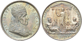 ROMA. Pio VII (Barnaba Chiaramonti), 1800-1823 
Medaglia 1819 a. XX opus S. Passamonti. Ag gr. 32,54 mm 41,8 Dr. PIVS SEPT - PO MAX AN XX. Busto a d....