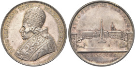 ROMA. Pio VII (Barnaba Chiaramonti), 1800-1823 
Medaglia 1823 a. XXIV opus G. Girometti. Ag gr. 32,08 mm 43,2 Dr. PIVS SEPTIMVS PONT - MAX ANNO XXIV....