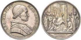 ROMA. Leone XII (Annibale Sermattei della Genga), 1823-1829 
Medaglia 1825 a. III opus G. Girometti. Ag gr. 33,04 mm 42,8 Dr. LEO XII PONT - MAX ANNO...