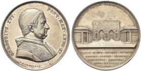 ROMA. Gregorio XVI (Bartolomeo Alberto Cappellari), 1831-1846 
Medaglia 1841 a. XI opus G. Girometti. Ag gr. 32,34 mm 43,5 Dr. GREGORIVS XVI - PONT M...