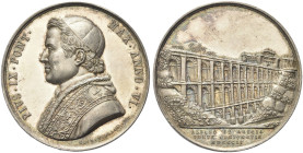 ROMA. Pio IX (Giovanni Maria Mastai Ferretti), 1846-1878 
Medaglia 1851 a. VI opus G. Cerbara. Ag gr. 34,07 mm 43,6 Dr. PIVS IX PONT - MAX ANNO VI. B...