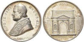 ROMA. Pio IX (Giovanni Maria Mastai Ferretti), 1846-1878 
Medaglia 1864 a. XIX opus G. Bianchi. Ag gr. 37,22 mm 43,5 Dr. PIVS IX PONT - MAX AN XIX. B...