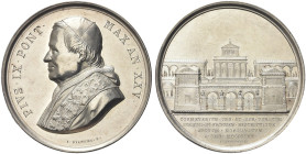 ROMA. Pio IX (Giovanni Maria Mastai Ferretti), 1846-1878 
Medaglia 1870 a. XXV opus G. Bianchi. Ag gr. 32,72 mm 43,8 Dr. PIVS IX PONT - MAX A XXV. Bu...