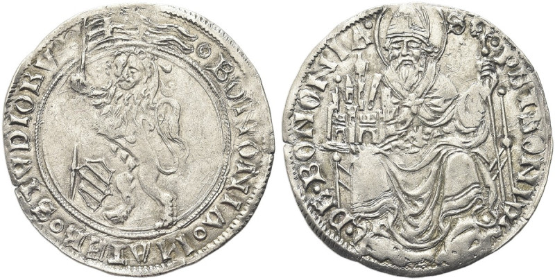 BOLOGNA. Monetazione Autonoma, sec. XV 
Grossone. Stemma Bianchetti (Grossoni c...