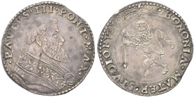 BOLOGNA. Paolo III (Alessandro Farnese), 1534-1549 
Bianco. Ag gr. 5,38 Dr. PAVLVS III PONT MAX. Busto a d., con piviale ornato. Rv. BONONIA MATER ST...