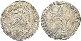 BOLOGNA. Sisto V (Felice Peretti), 1585-1590 
Gabella. Ag gr. 1,98 Dr. SIXTVS V - PONT MAX. Stemma sormontato da triregno e chiavi decussate. Rv. BON...