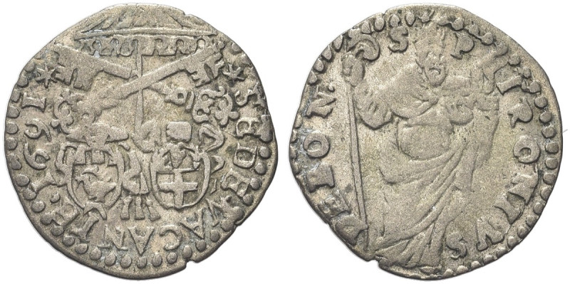 BOLOGNA. Sede Vacante (Cam. Card. Paluzzo Paluzzi-Altieri), 1691 
Doppio Bologn...