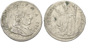 BOLOGNA. Clemente XII (Lorenzo Corsini), 1730-1740 
Muraiola da 4 Bolognini 1734. Mi gr. 2,99 Simile a precedente. Munt. 181; Ch. 839; B. 2685.
Molt...