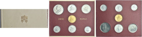 CITTA' DEL VATICANO. Pio XII (Eugenio Pacelli), 1939-1958 
Serie completa di 7 valori 1955 a. XVII. Da 100 lire (Au), 100 e 50 lire (Ac), 10, 5, 2 e ...