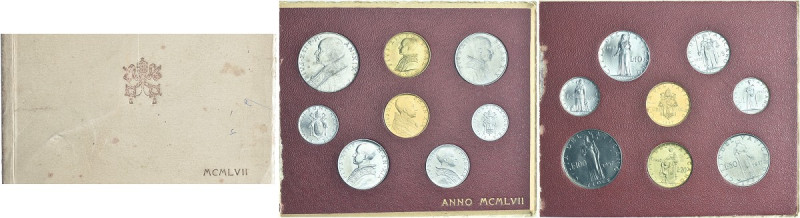 CITTA' DEL VATICANO. Pio XII (Eugenio Pacelli), 1939-1958 
Serie completa di 8 ...
