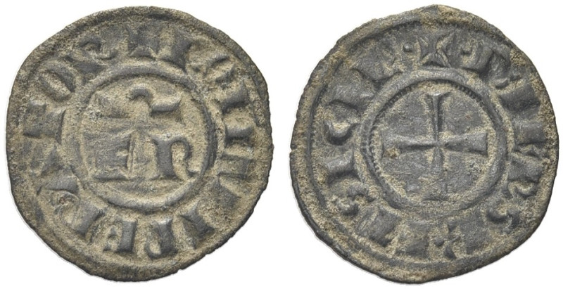 SICILIA. Federico II di Svevia, Imperatore e Re di Sicilia, 1197-1250 
Quarto d...