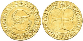 SIENA. Repubblica, 1404-1555 
Fiorino d’oro largo. Au gr. 3,48 Simile a precedente. CNI 1/4; MIR 523; Fried. 1156.
Molto Raro. q. SPL

Come prima ...