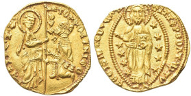 VENEZIA. Tommaso Mocenigo Doge LXIV, 1413-1423 
Ducato. Au gr. 3,33 Dr. TOM MOCENIGO - S M VENET. Simile a precedenti. Paolucci 1; Fried. 1231.
SPL