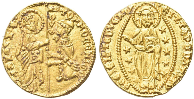 VENEZIA. Tommaso Mocenigo Doge LXIV, 1413-1423 
Ducato. Au gr. 3,54 Dr. TOM MOC...