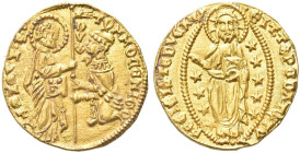 VENEZIA. Tommaso Mocenigo Doge LXIV, 1413-1423 
Ducato. Au gr. 3,54 Dr. TOM MOCENICO - S M VENETI. Simile a precedenti. Paolucci 1; Fried. 1231.
SPL