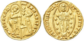 VENEZIA. Pasquale Malipiero Doge LXVI, 1457-1462 
Ducato. Au gr. 3,51 Dr. PA MARIPET - S M VENETI. Simile a precedenti. Paolucci 1; Fried. 1233.
Rar...