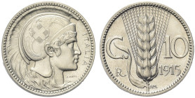REGNO D’ITALIA. Gettoni privati circolanti in ambito limitato 
Progetto 10 Centesimi 1915, bordo liscio. Ni mm 19 Dr. ITALIA Testa elmata volta verso...
