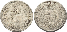 AUSTRIA. Leopoldo V Arciduca, 1619-1632 
10 Kreuzer 1629. Ag gr. 4,20 Simile a precedente. Moser Tursky 477.
BB