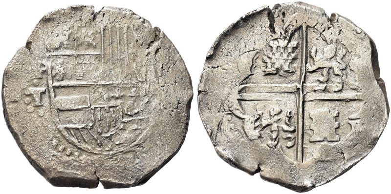 BOLIVIA. Filippo IV di Spagna, 1621-1666 
8 Reales data illegibile sigle P-T. A...