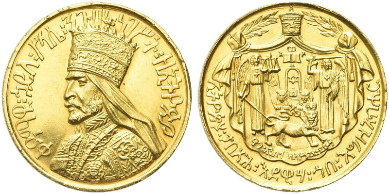 ETIOPIA. Haile Selassie I, 1930-1974 
Medaglia 1923 (1930) d’incoronazione opus...