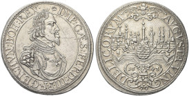 GERMANIA. Ferdinando III d’Asburgo, Imperatore del Sacro Romano Impero 1637-1657 
Asburgo. Tallero 1643. Ag gr. 28,96 Dr. IMP CAES FERD III P F GER H...